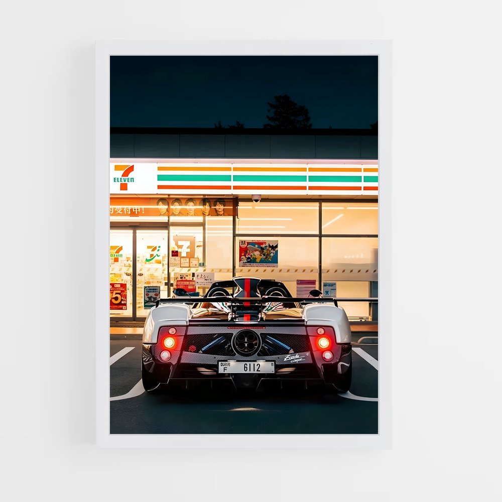 Poster Gasoline Dreams – affiche Pagani (vue 3)